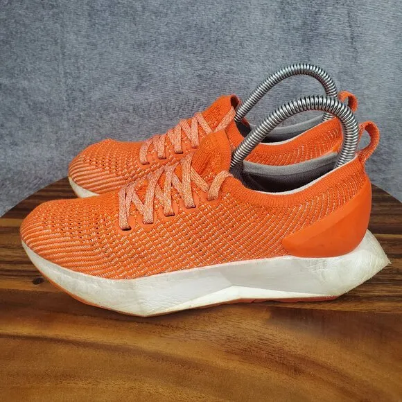 Allbirds Tree Flyers Shoes Women's 6 Orange Lace Up Athletic Running Sneakers