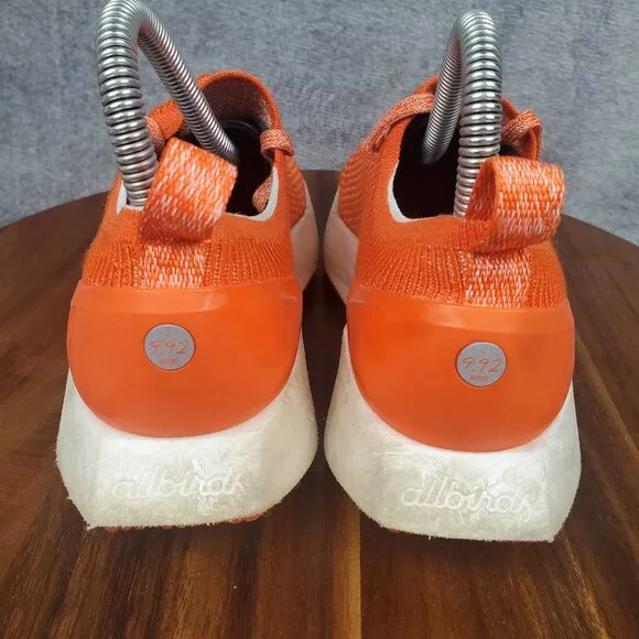 Allbirds Tree Flyers Shoes Women's 6 Orange Lace Up Athletic Running Sneakers