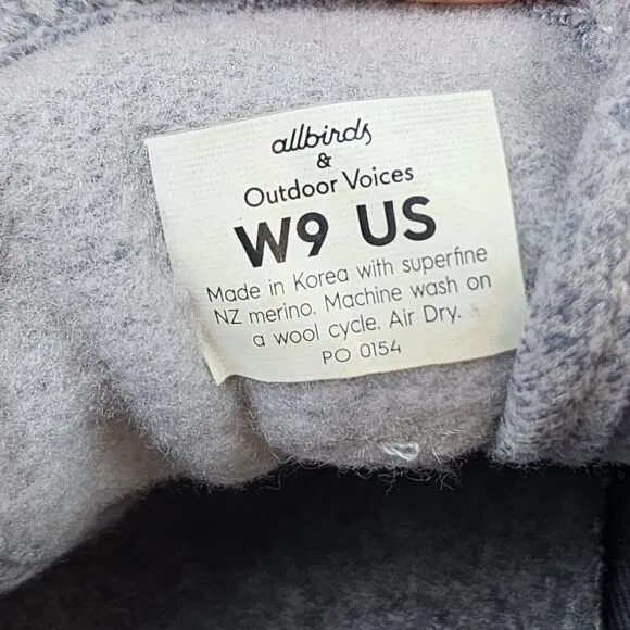 Allbirds Wool Runners Women's Sneakers size 9