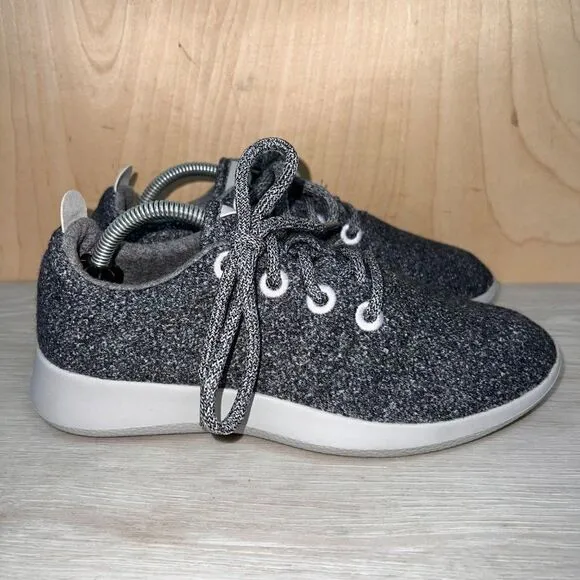 Allbirds Wool Runners WR Charcoal Grey Sneakers Women's 7