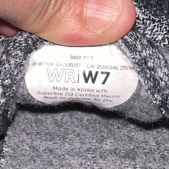Allbirds Wool Runners WR Charcoal Grey Sneakers Women's 7