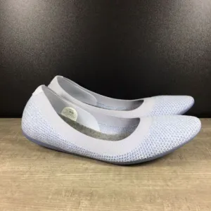 Allbirds Tree Breezers Women's Size 10 Whitecap Blue Slip On Ballet Flats Shoes