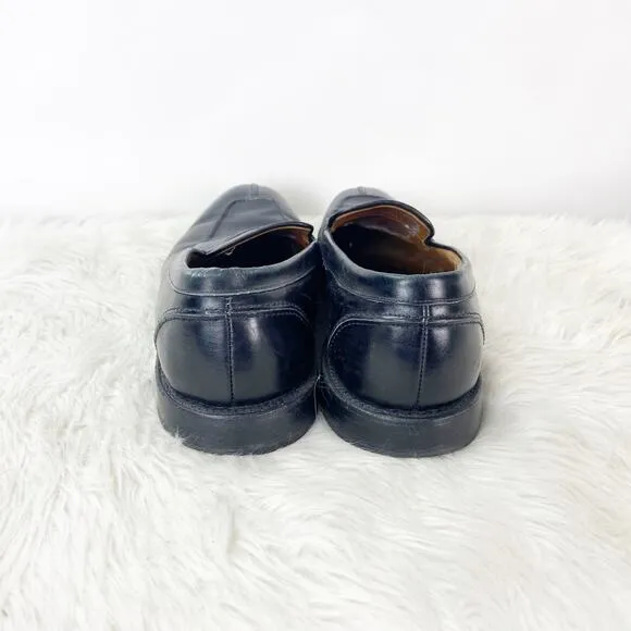 Allen Edmonds  14 B Mens Black Leather Glasgow Penny Loafer Dress Shoes