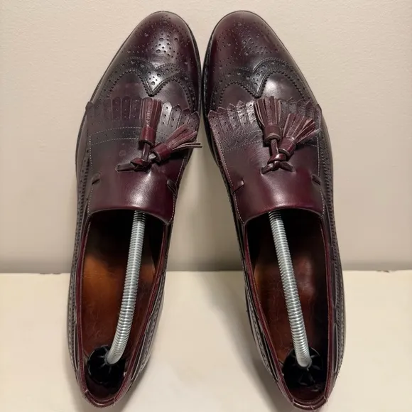 Allen Edmonds Arlington Men’s Size 11.5 Leather Kiltie Tassel Loafers Shoes