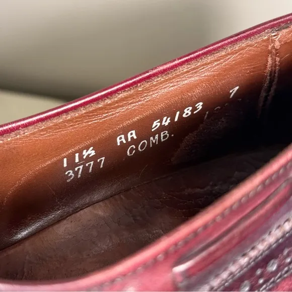 Allen Edmonds Arlington Men’s Size 11.5 Leather Kiltie Tassel Loafers Shoes