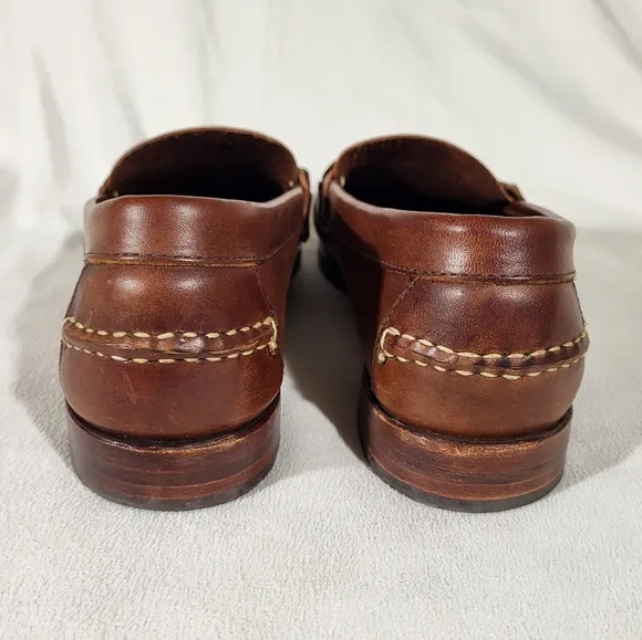 Allen Edmonds Bates Toe Loafers Leather Shoes Size 10 D