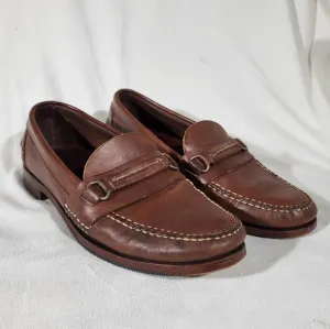 Allen Edmonds Bates Toe Loafers Leather Shoes Size 10 D