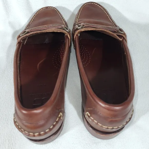 Allen Edmonds Bates Toe Loafers Leather Shoes Size 10 D
