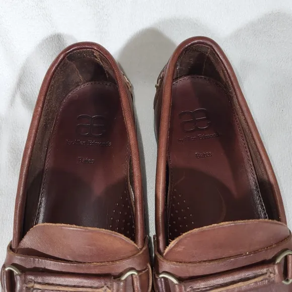 Allen Edmonds Bates Toe Loafers Leather Shoes Size 10 D