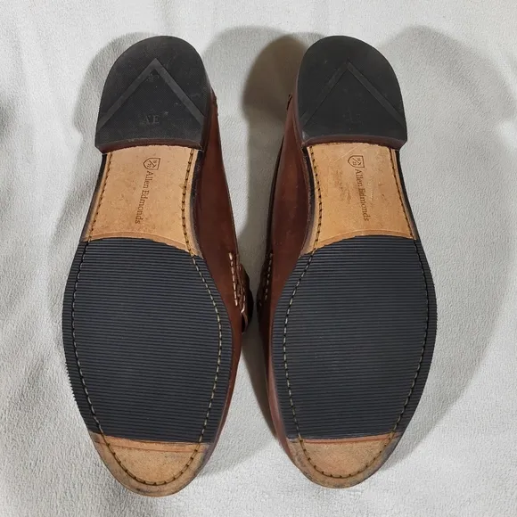 Allen Edmonds Bates Toe Loafers Leather Shoes Size 10 D
