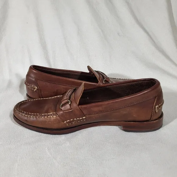 Allen Edmonds Bates Toe Loafers Leather Shoes Size 10 D