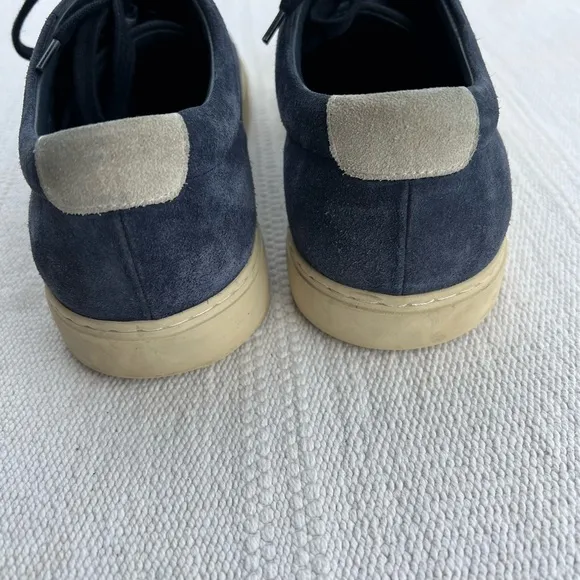 Allen Edmonds Blue Suede Lace Sneakers Size 8.5 casual