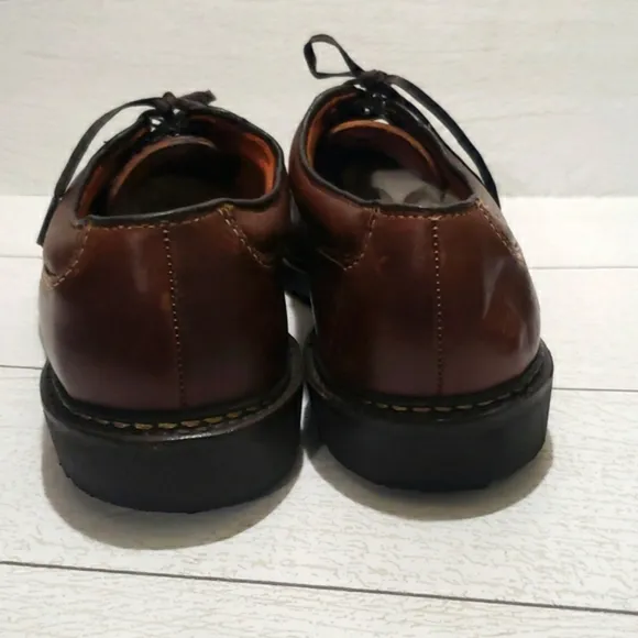 Allen Edmonds  chocolate brown oxfords dress mens shoes size 13