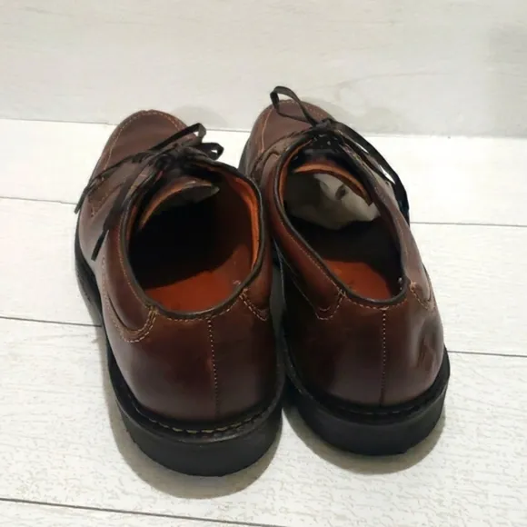 Allen Edmonds  chocolate brown oxfords dress mens shoes size 13