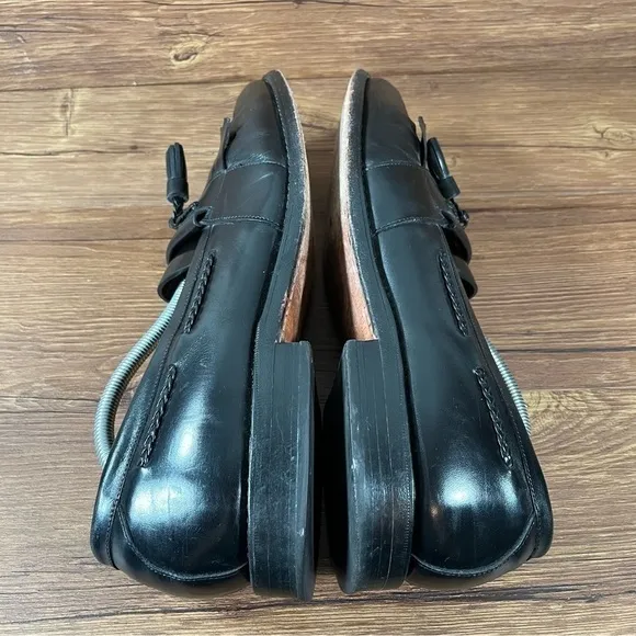 Allen Edmonds Cody Black Leather Slip-On Loafer Tassel Dress Shoes Men’s Size 11