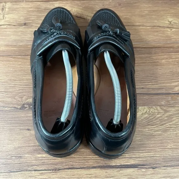 Allen Edmonds Cody Black Leather Slip-On Loafer Tassel Dress Shoes Men’s Size 11