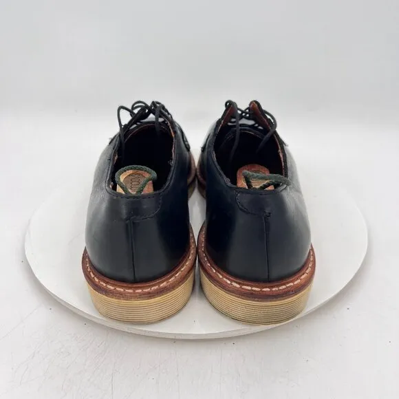 Allen Edmonds Cove Drive Men Size 10.5D Black Leather Plain Toe Derby Dress Shoe