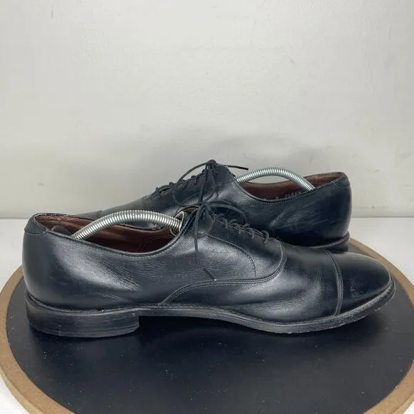 Allen Edmonds Dress Shoes Men’s Size 12 Park Avenue Cap Toe Black Oxford