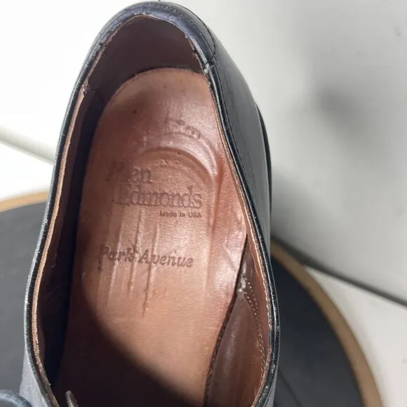 Allen Edmonds Dress Shoes Men’s Size 12 Park Avenue Cap Toe Black Oxford