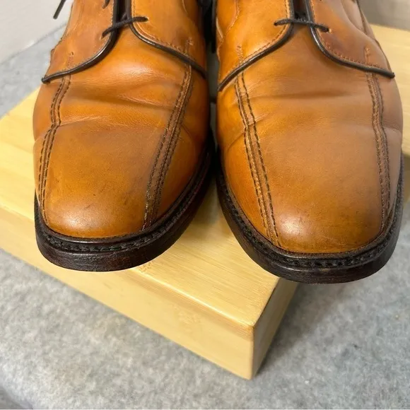 Allen Edmonds Hillcrest Blucher Dress Shoes Walnut Leather 10.5D Retail $395