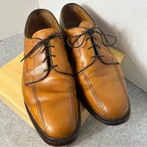 Allen Edmonds Hillcrest Blucher Dress Shoes Walnut Leather 10.5D Retail $395