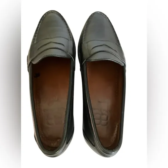 ALLEN EDMONDS Kearney Penny Loafers Shoes Black Leather Men's 9 D
