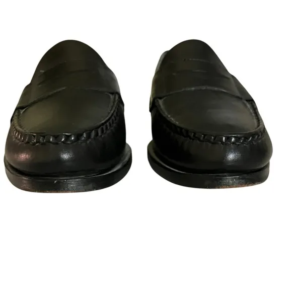 ALLEN EDMONDS Kearney Penny Loafers Shoes Black Leather Men's 9 D
