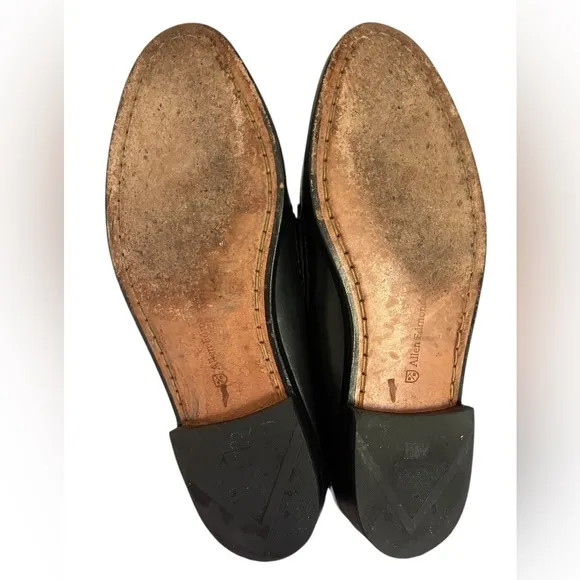 ALLEN EDMONDS Kearney Penny Loafers Shoes Black Leather Men's 9 D
