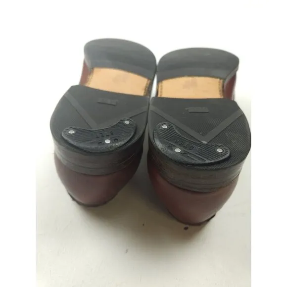 Allen Edmonds Maxfield Loafers Mens 10.5 3E Leather Brown Tassel Shoes Vibram
