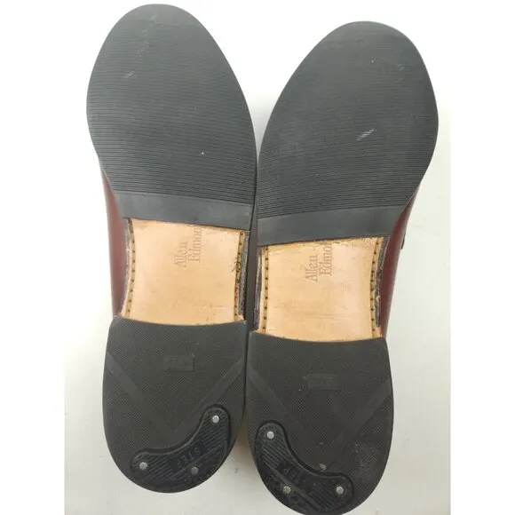 Allen Edmonds Maxfield Loafers Mens 10.5 3E Leather Brown Tassel Shoes Vibram