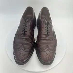 Allen Edmonds McAllister Men Size 8 D Wingtip Oxford Dress Shoes Black Leather