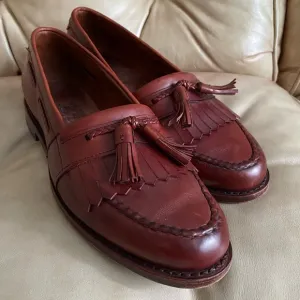 Allen Edmonds Mens dress shoes Loafer Cornelius Tassel Slip On Leather 10 D