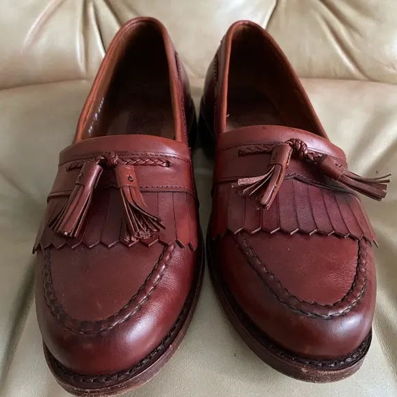 Allen Edmonds Mens dress shoes Loafer Cornelius Tassel Slip On Leather 10 D
