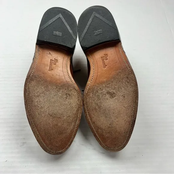 Allen Edmonds Men’s Sanford Bourbon Leather Cap Toe Oxford Dress Shoes 7.5