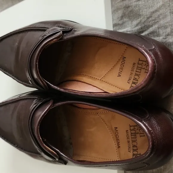 Allen Edmonds modena brown men loafers Driving Shoes Mocassin Slip On