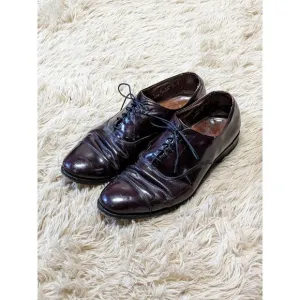 ALLEN EDMONDS PARK AVE BORDEAUX PATENT LEATHER DRESS SHOES MEN'S SIZE 9 D Made U