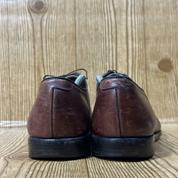 Allen Edmonds Park Avenue Brown Leather Oxford Dress Shoes Men's Size 12 D