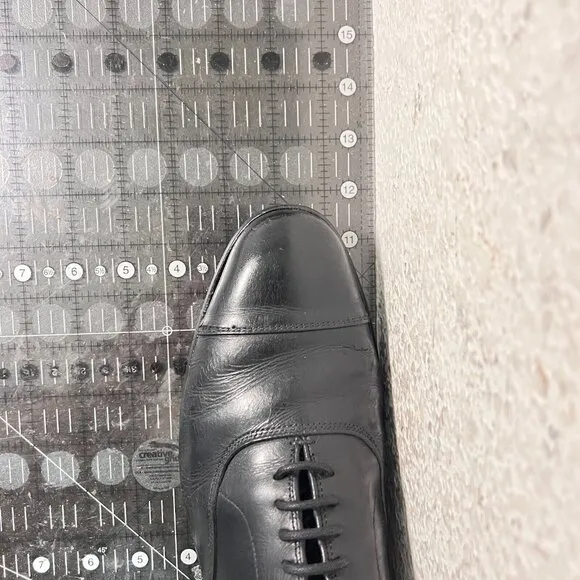 Allen Edmonds Park Avenue Men Size 8.5D Black Leather Cap Toe Oxford Dress Shoe