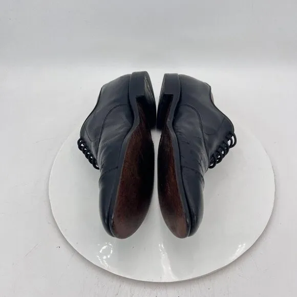 Allen Edmonds Park Avenue Men Size 8.5D Black Leather Cap Toe Oxford Dress Shoe