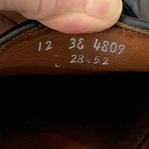 Allen Edmonds Randolph Black Leather Penny Loafer Dress Shoes Men's Size 12