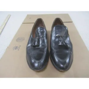 Allen Edmonds Shoes 13B Black Leather Saratoga Dress USA Split Toe Slip On