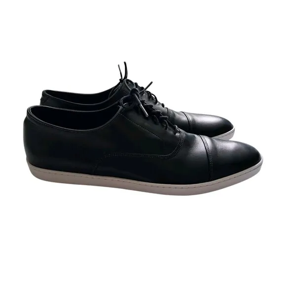 Allen Edmonds Shoes Men's 13 Black Park Avenue Oxford Dress Sneaker Leather Lace