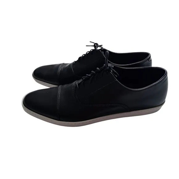 Allen Edmonds Shoes Men's 13 Black Park Avenue Oxford Dress Sneaker Leather Lace
