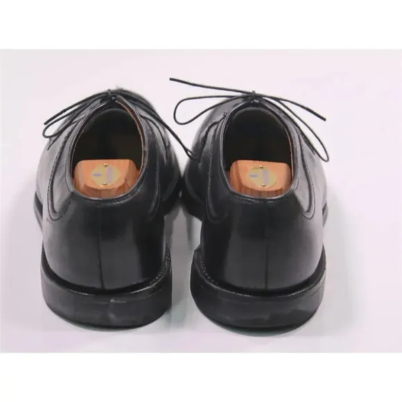 Allen Edmonds Stockbridge Black Split Toe Leather Oxford Dress Shoes 10 C