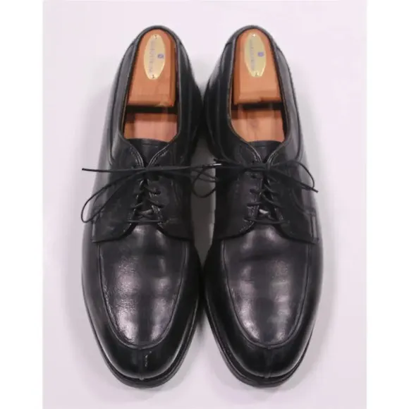 Allen Edmonds Stockbridge Black Split Toe Leather Oxford Dress Shoes 10 C