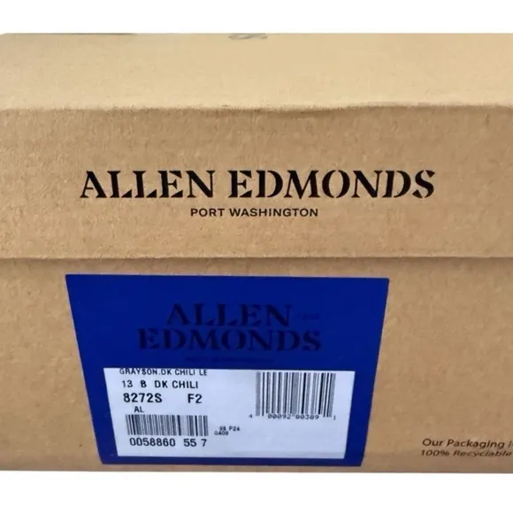 Allen Edmonds Tassal Port Washington Grayson Dark Chili LE Men’s Loafer Size 13