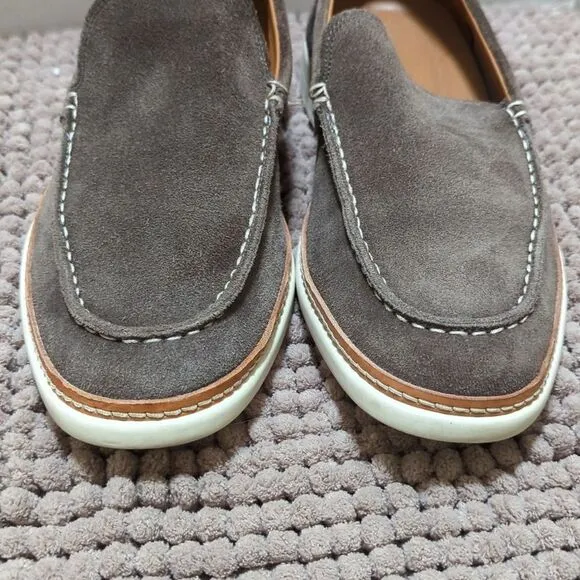 Allen Edmonds Venetian Wilder Brown Suede Men's Loafers Size 10 3E
