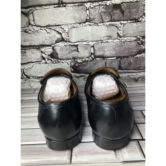 Allen Edmonds Black Leather Slip On Loafers Dress Shoes Men Sz 10D US/43EU