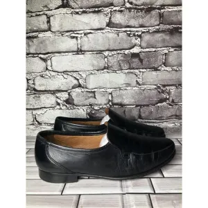 Allen Edmonds Black Leather Slip On Loafers Dress Shoes Men Sz 10D US/43EU