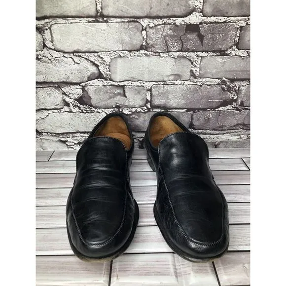 Allen Edmonds Black Leather Slip On Loafers Dress Shoes Men Sz 10D US/43EU